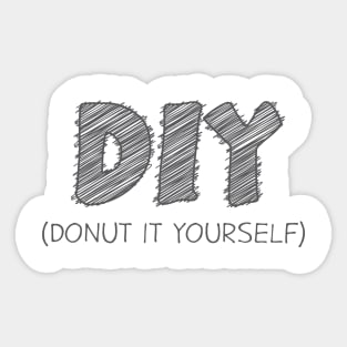 DIY (Donut It Yourself) Sticker